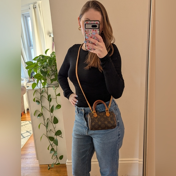 ❌ SOLD ❌ Louis Vuitton mini speedy with crossbody strap - Picture 3 of 17